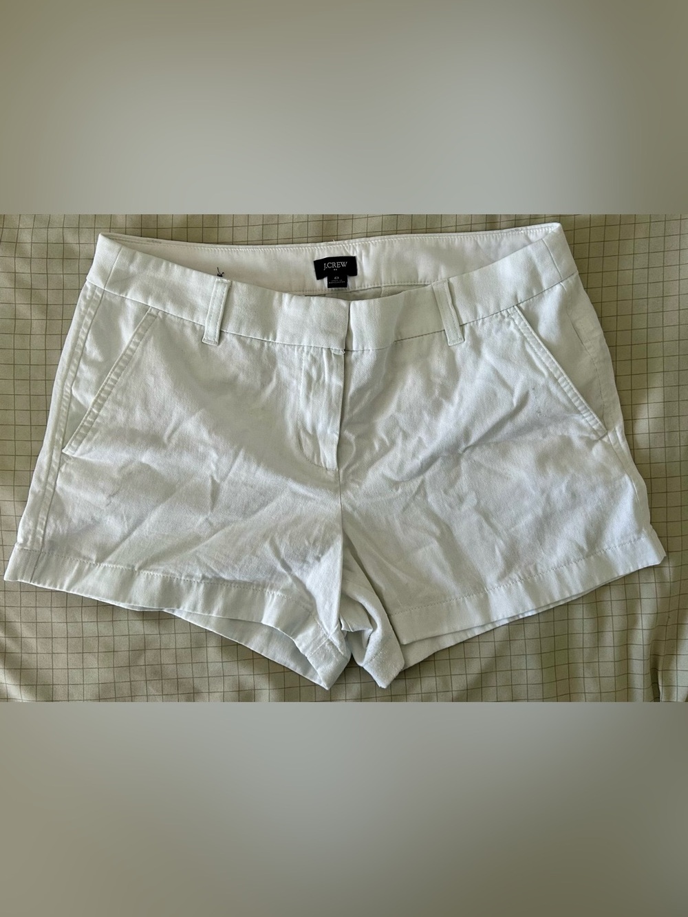 J. Crew Chino Shorts - 8 - White